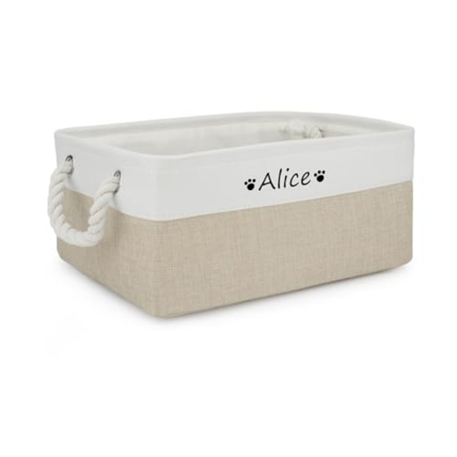 Dog Toy Basket, Dog Toy Bin Bo - Personalized Name Box recensione e prezzo