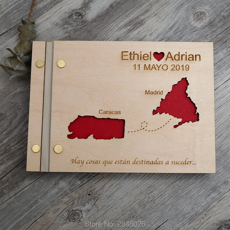 Map engraved wedding guestbook - Custom Star Map recensione e prezzo