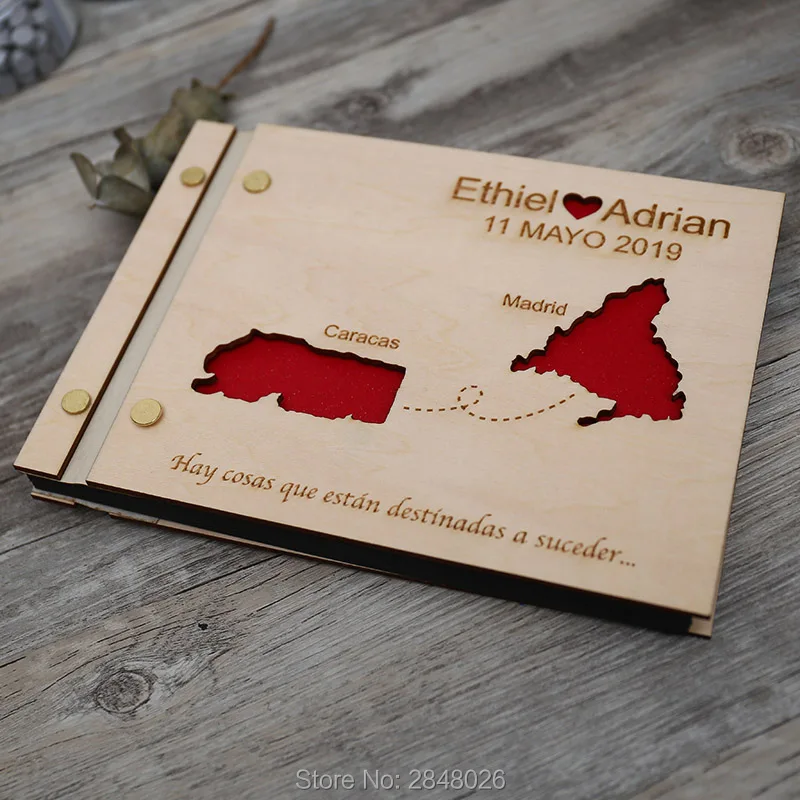 Map engraved wedding guestbook - Custom Star Map recensione e prezzo