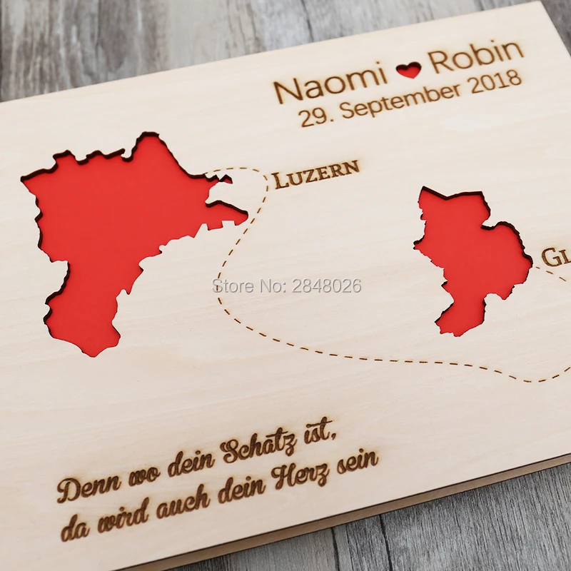 Rustic personalized wedding gu - Custom Photo Book recensione e prezzo