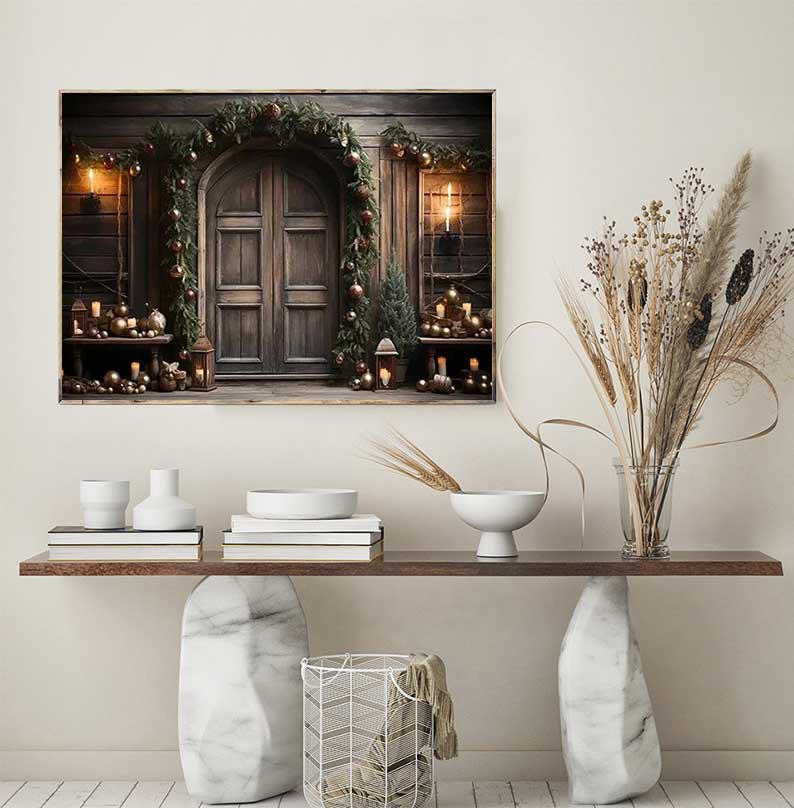 1pc frameless Large Christmas  - Family Tree Print recensione e prezzo