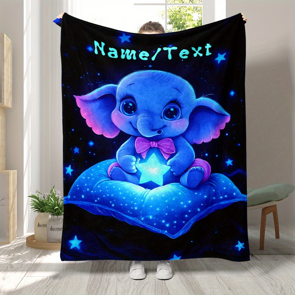 Personalized Cute Blue Elephan - Custom Night Sky recensione e prezzo