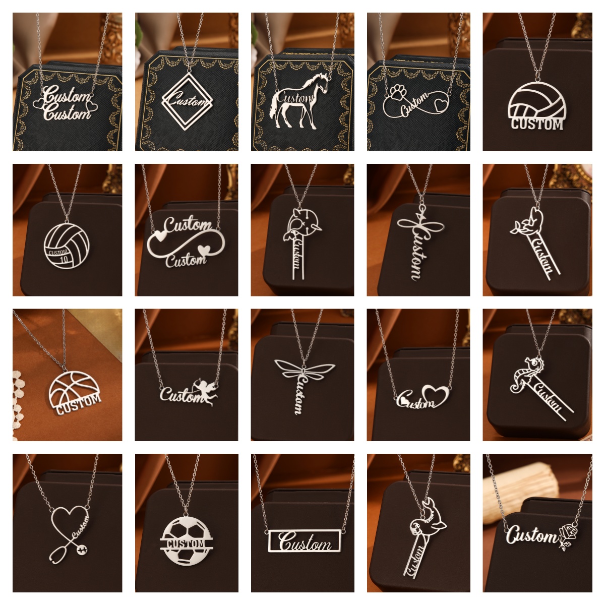 1pc Stainless Steel Customized - Name Necklace Custom recensione e prezzo
