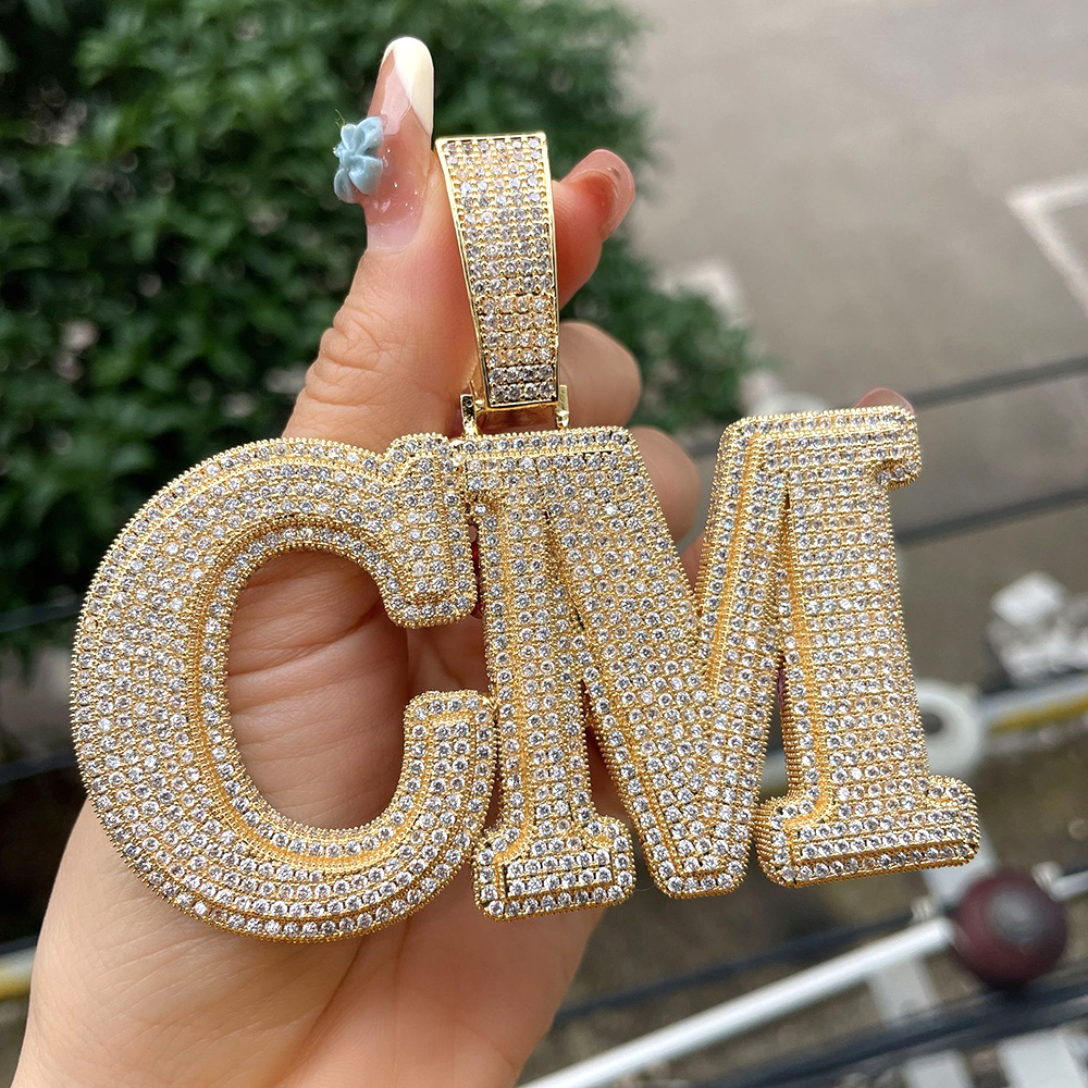 BIG Customized Name Letters Ic - Name Necklace Custom recensione e prezzo