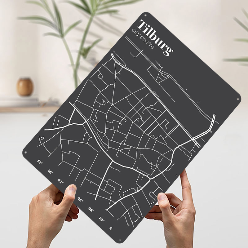 Tilburg City Centre Map Printe - Custom Map Poster recensione e prezzo