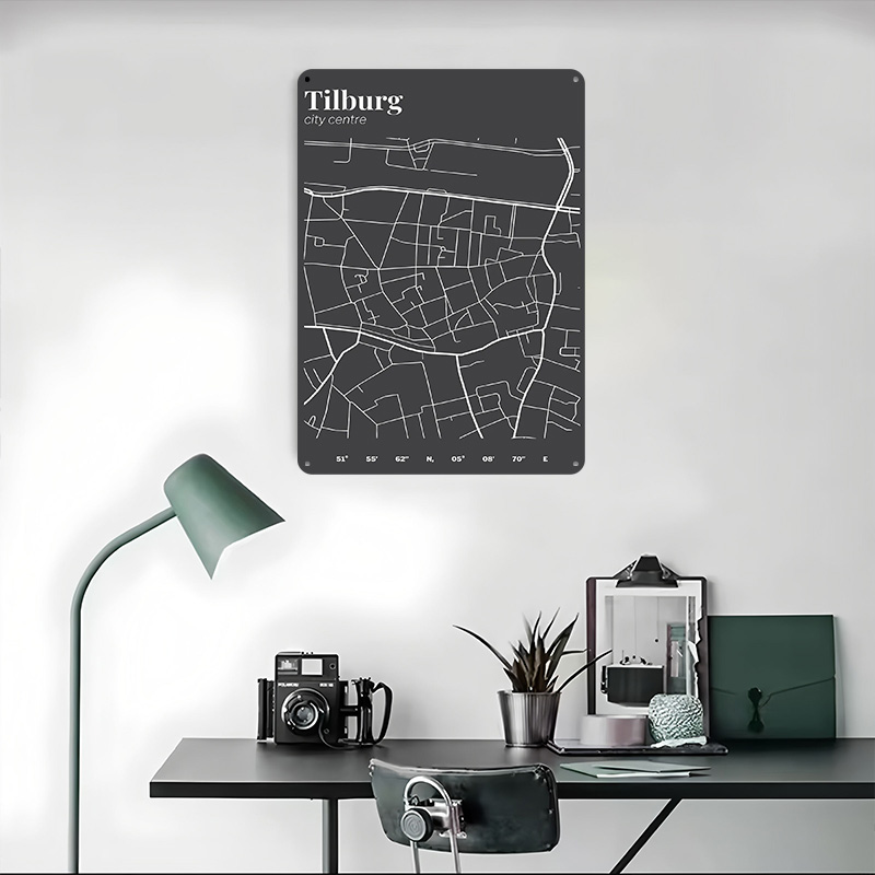 Tilburg City Centre Map Printe - Custom Map Poster recensione e prezzo