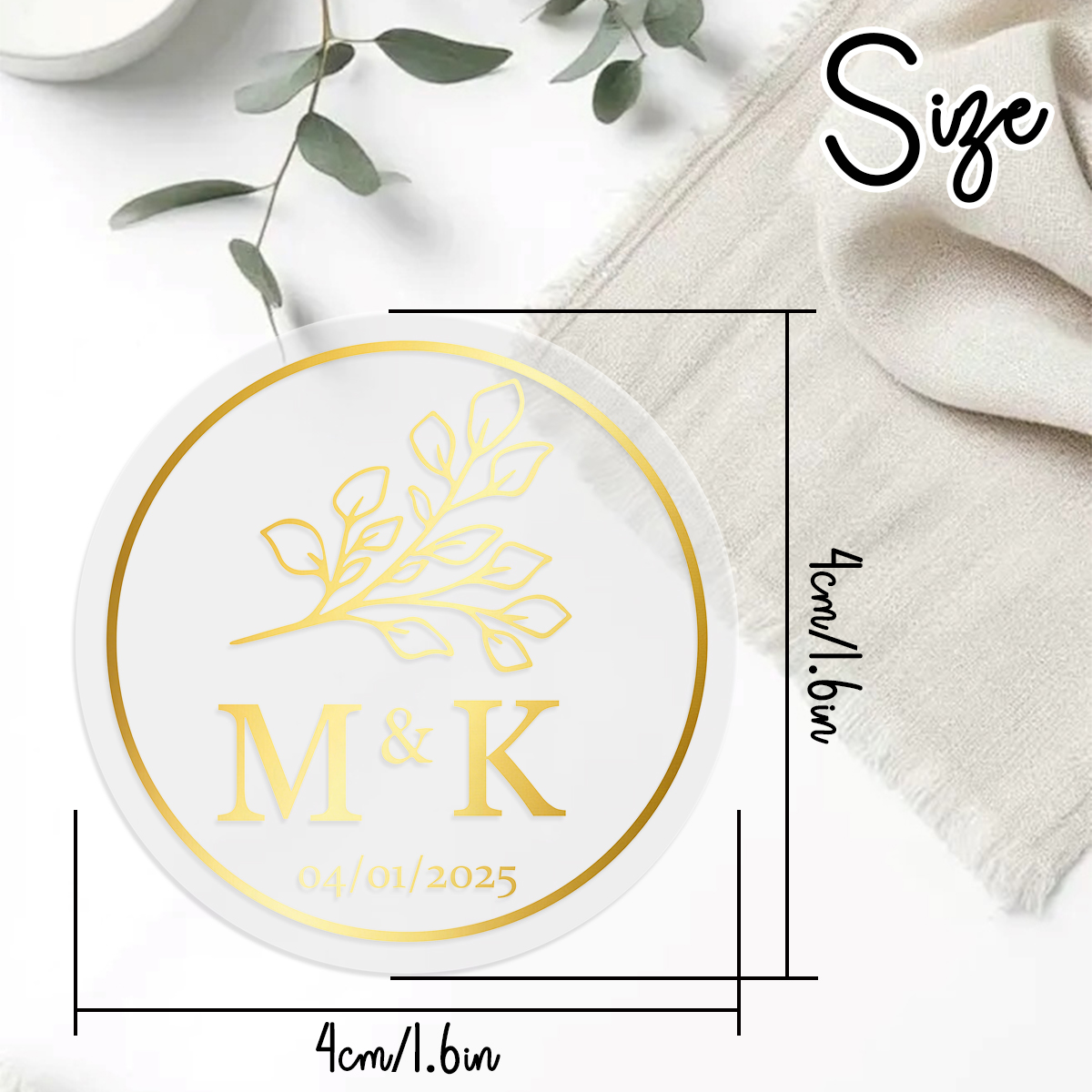 30/60/120/240pcs Custom Text R - Personalised Candle Label recensione e prezzo