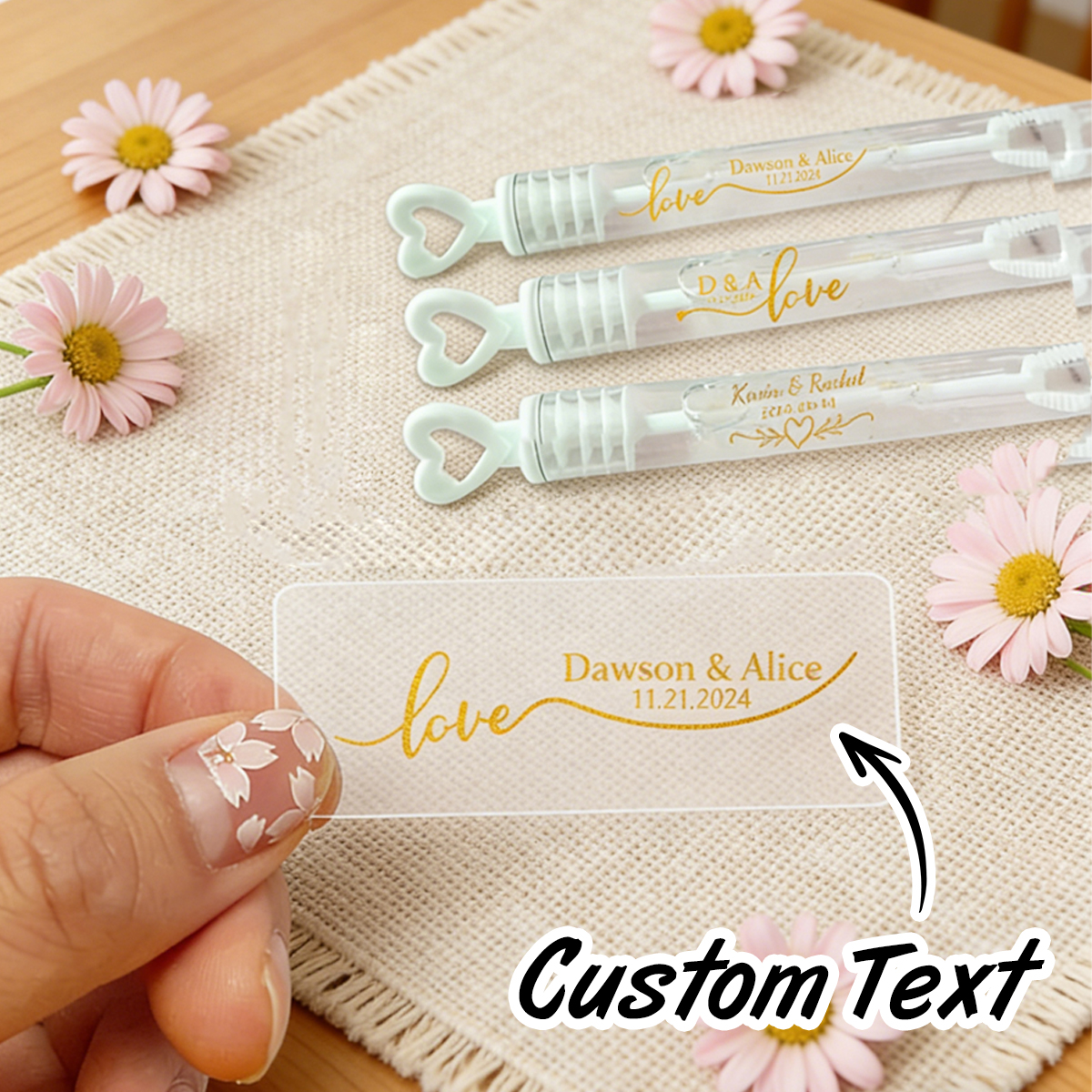 Custom Gold Foil Stickers, Per - Personalised Candle Label recensione e prezzo