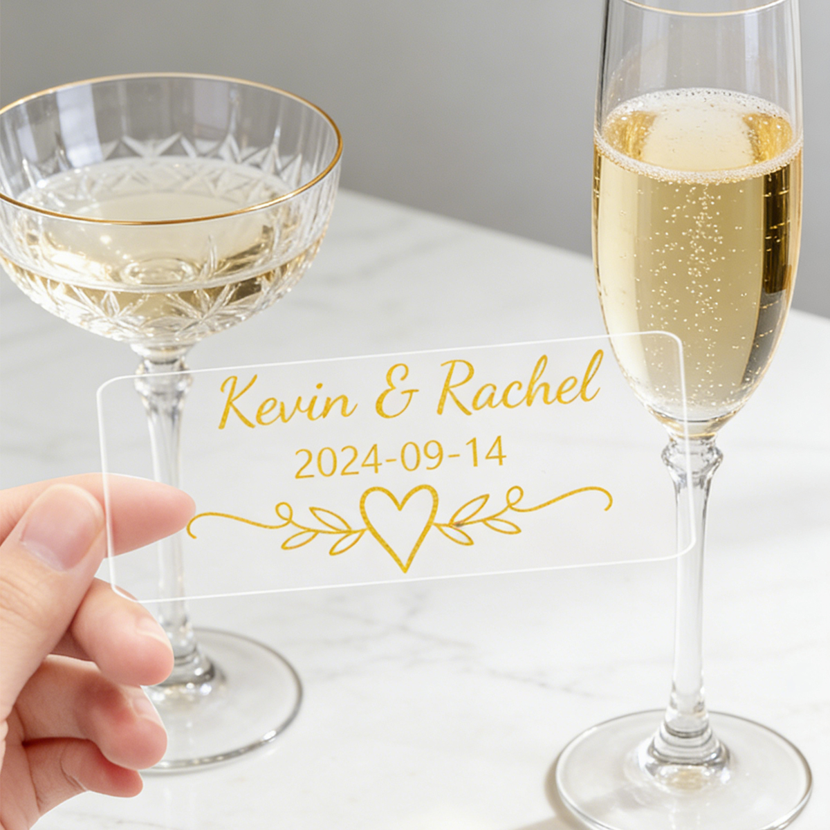 Custom Gold Foil Stickers, Per - Personalised Candle Label recensione e prezzo