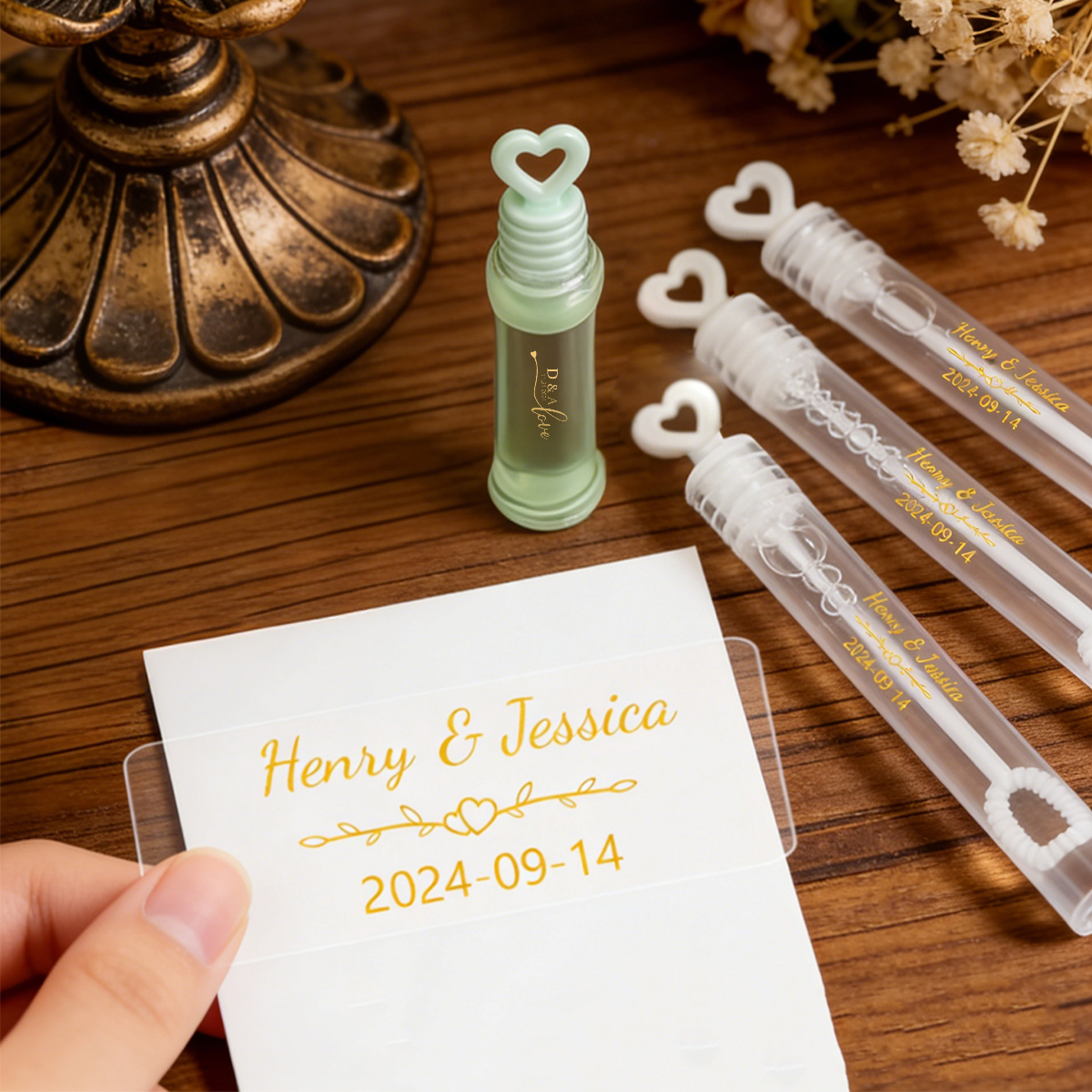 Custom Gold Foil Stickers, Per - Personalised Candle Label recensione e prezzo