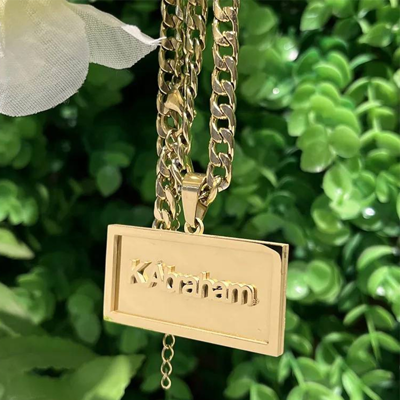 Custom Name Hip Hop Necklace f - Name Necklace Custom recensione e prezzo