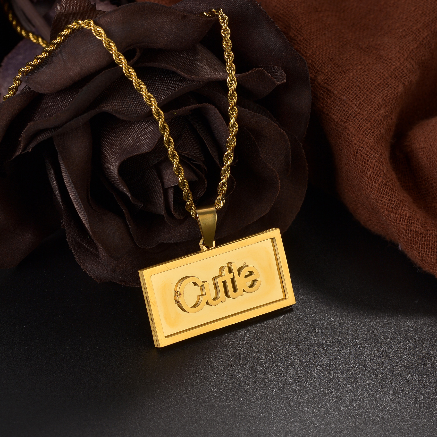 Custom Name Hip Hop Necklace f - Name Necklace Custom recensione e prezzo