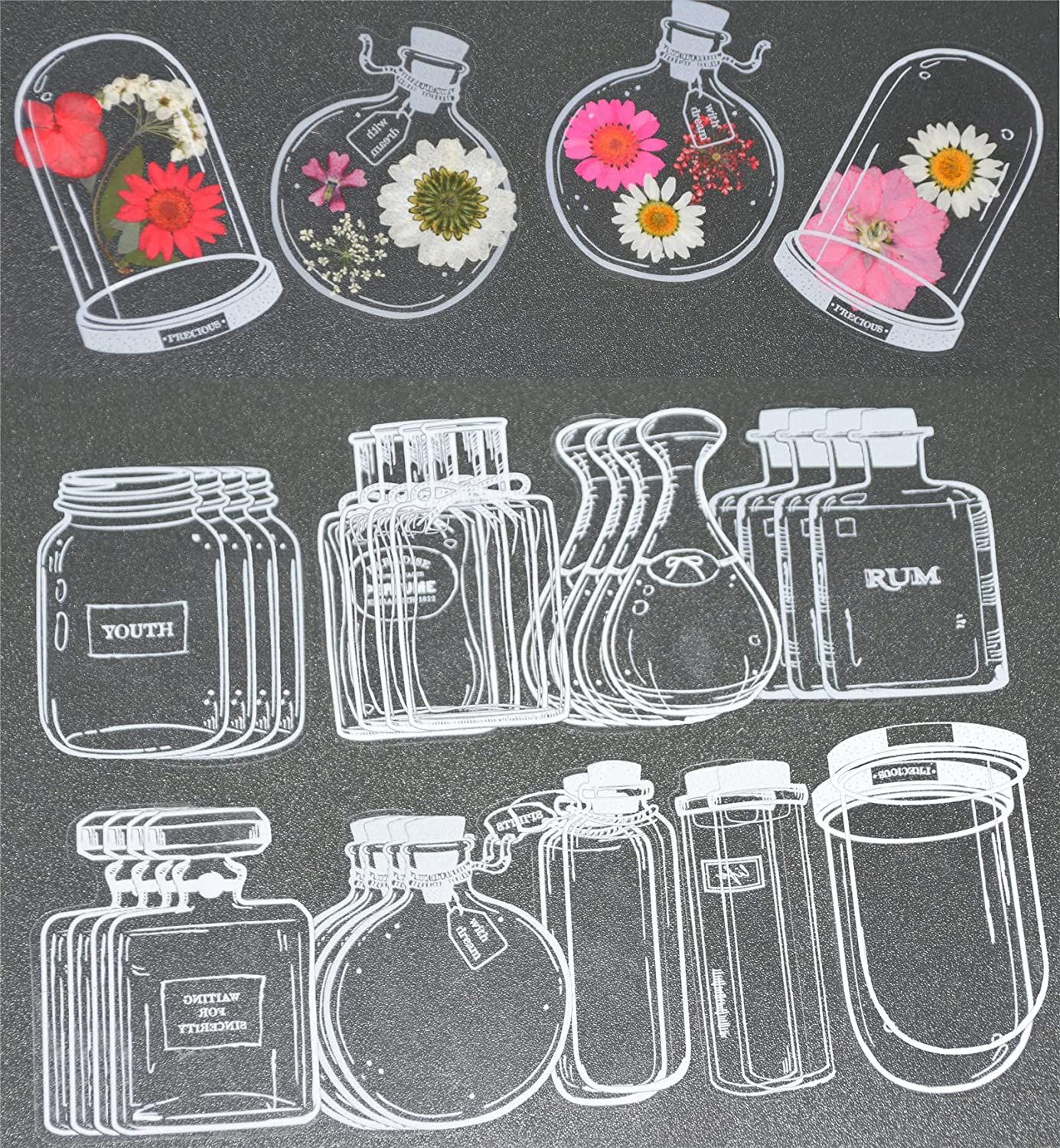 30Pcs Handmade DIY Transparent - Dried Flower Bookmark recensione e prezzo