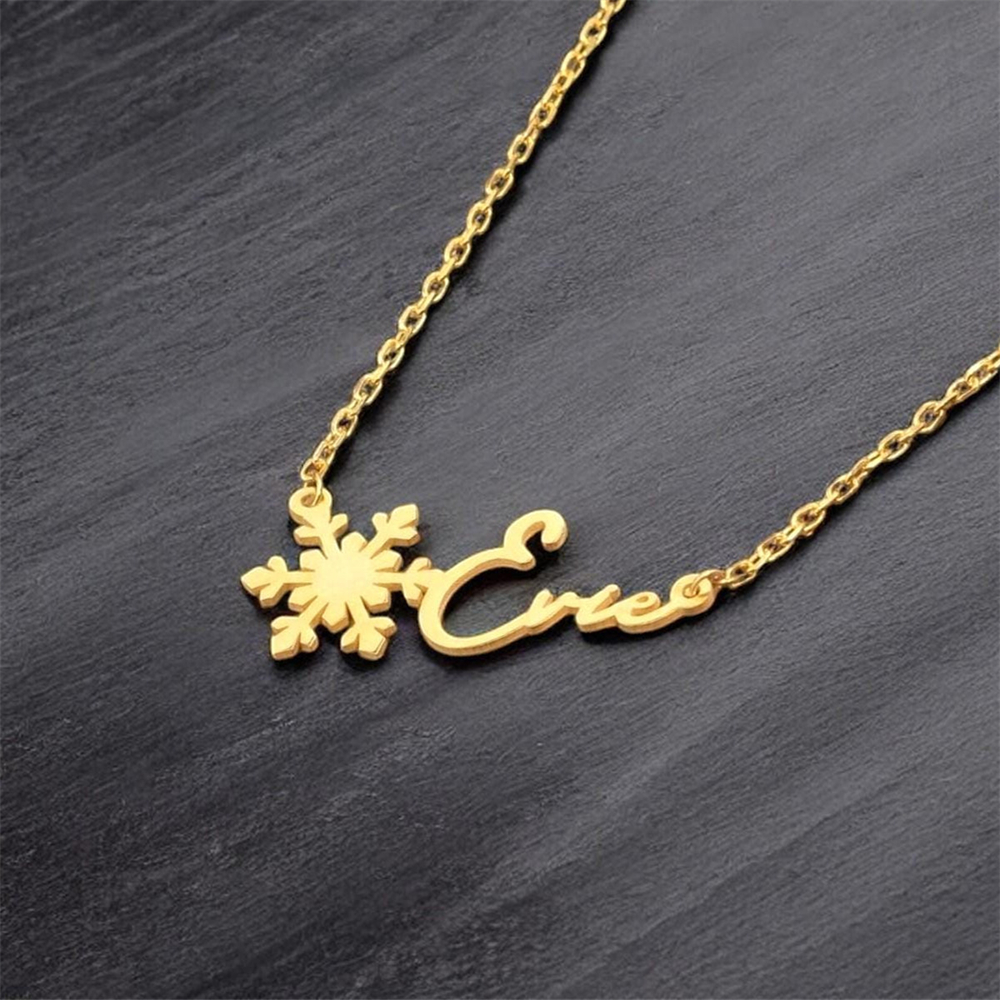 Custom Simple Name Necklace St - Birth Flower Necklace recensione e prezzo