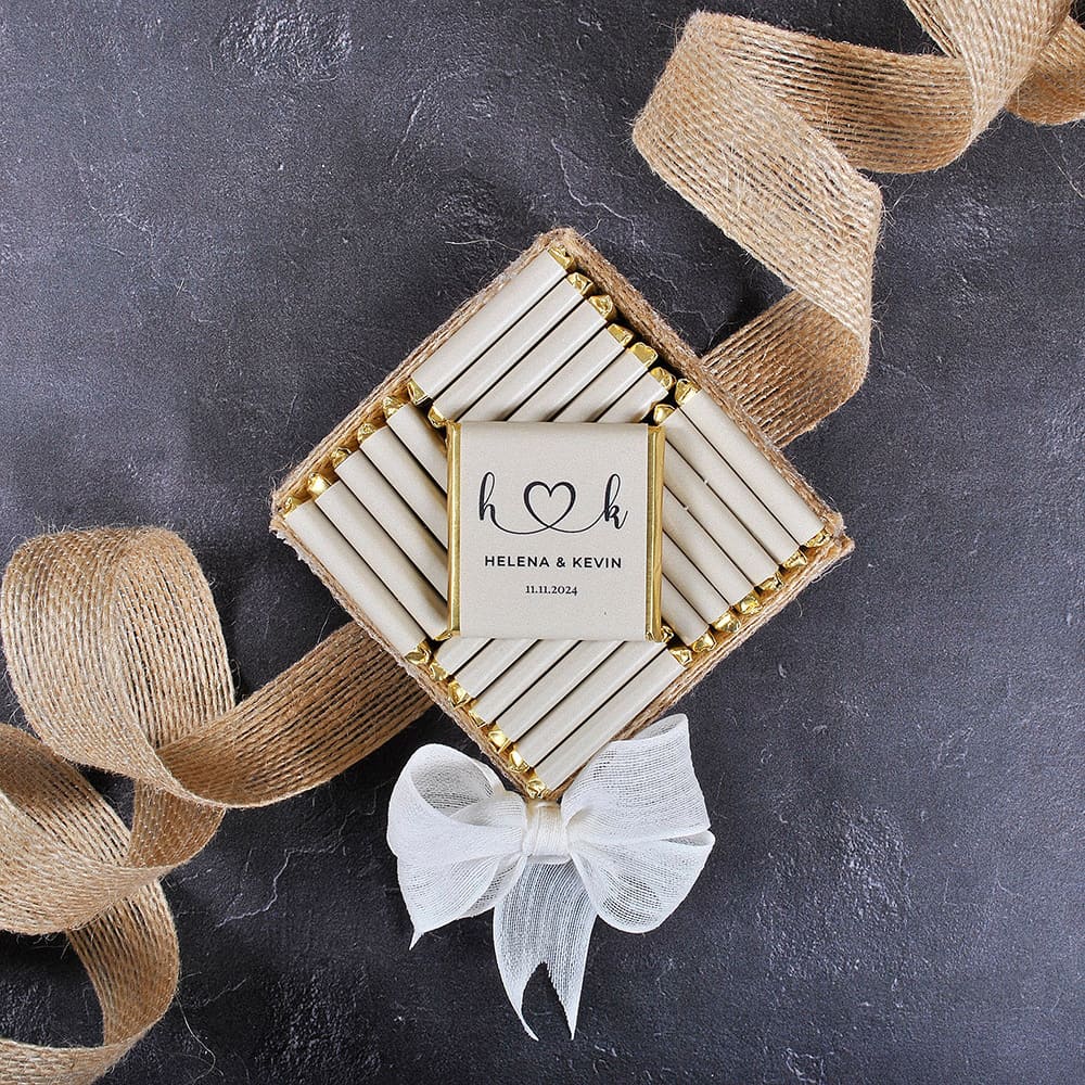 50pcs Wedding Chocolate Packin - Personalised Candle Label recensione e prezzo
