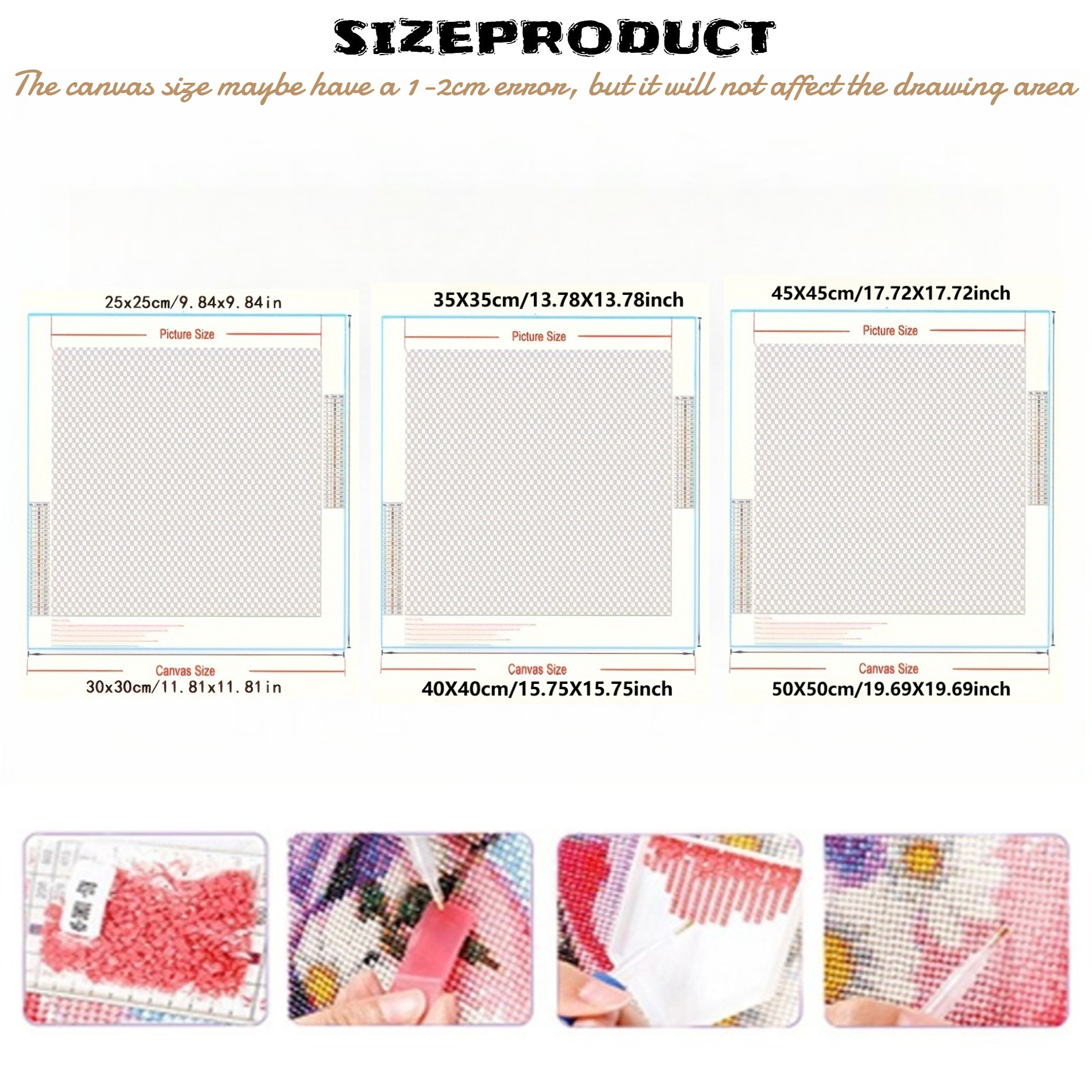 1PC frameless DIY Diamond Pain - Photo Mosaic Print recensione e prezzo