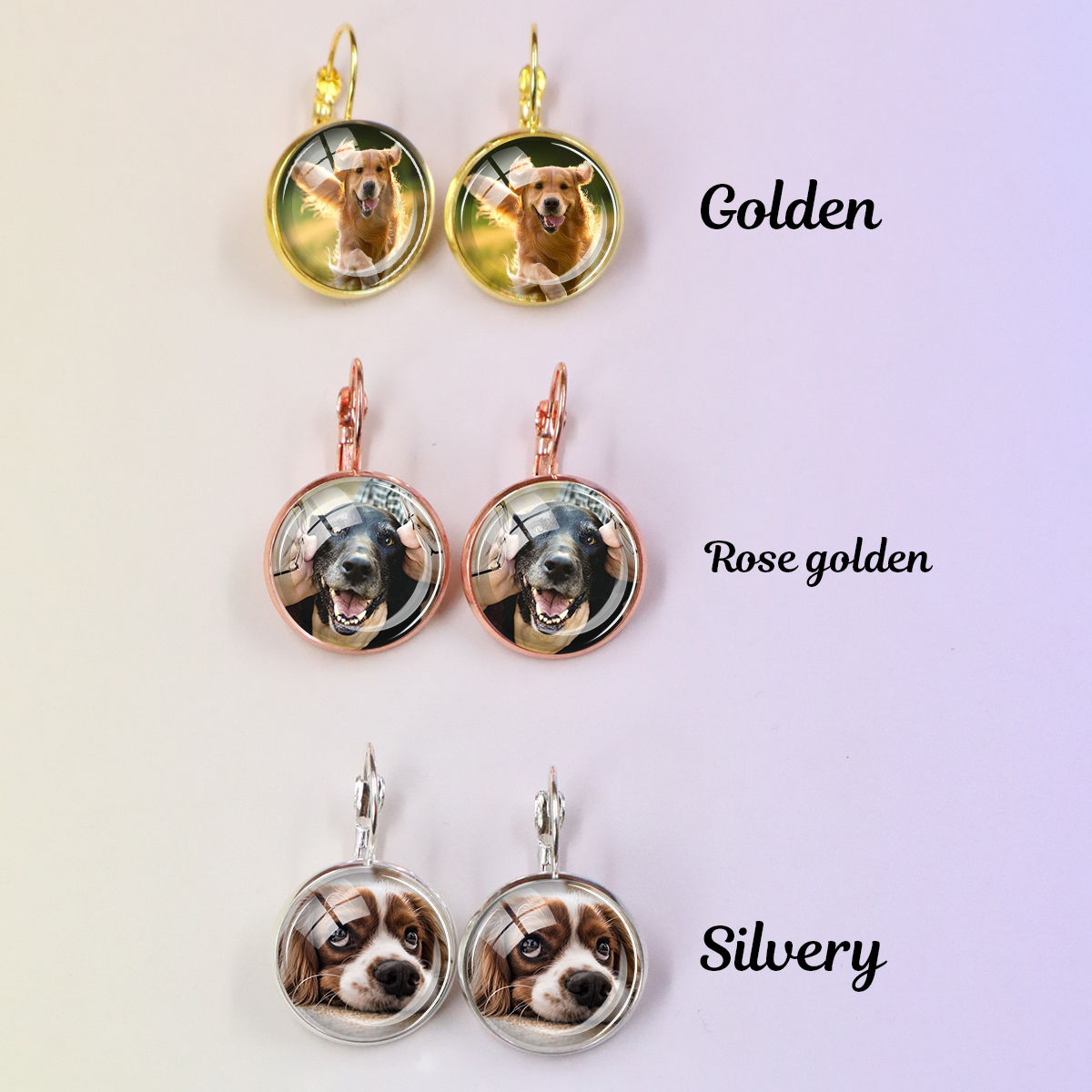 Custom Photo Earrings, Persona - Pet Portrait Custom recensione e prezzo