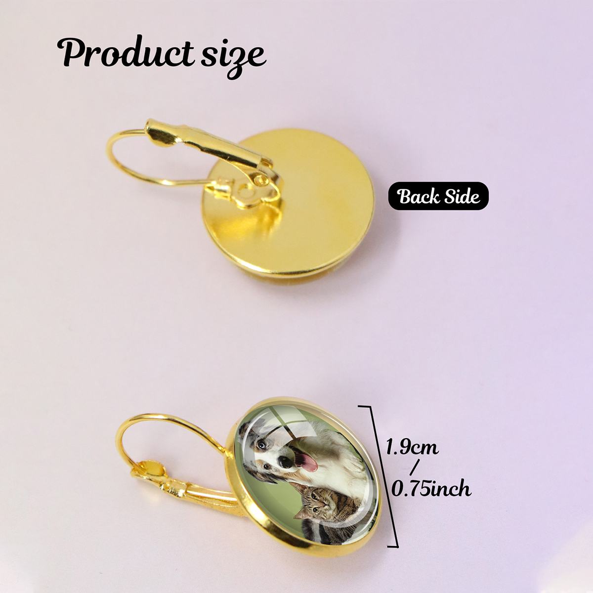 Custom Photo Earrings, Persona - Pet Portrait Custom recensione e prezzo