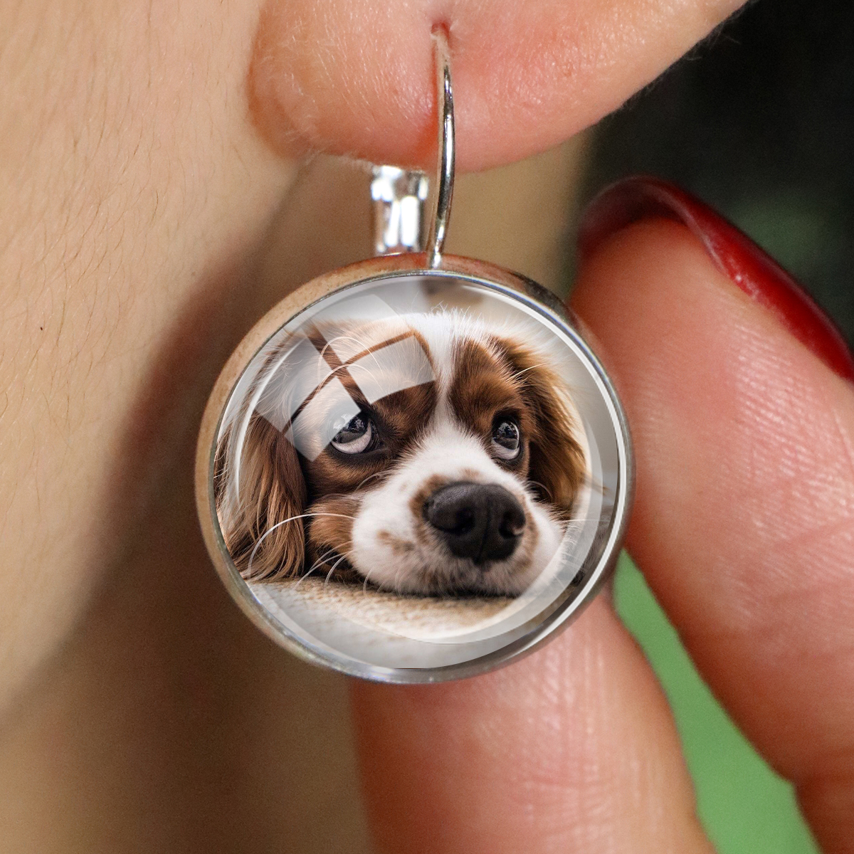 Custom Photo Earrings, Persona - Pet Portrait Custom recensione e prezzo