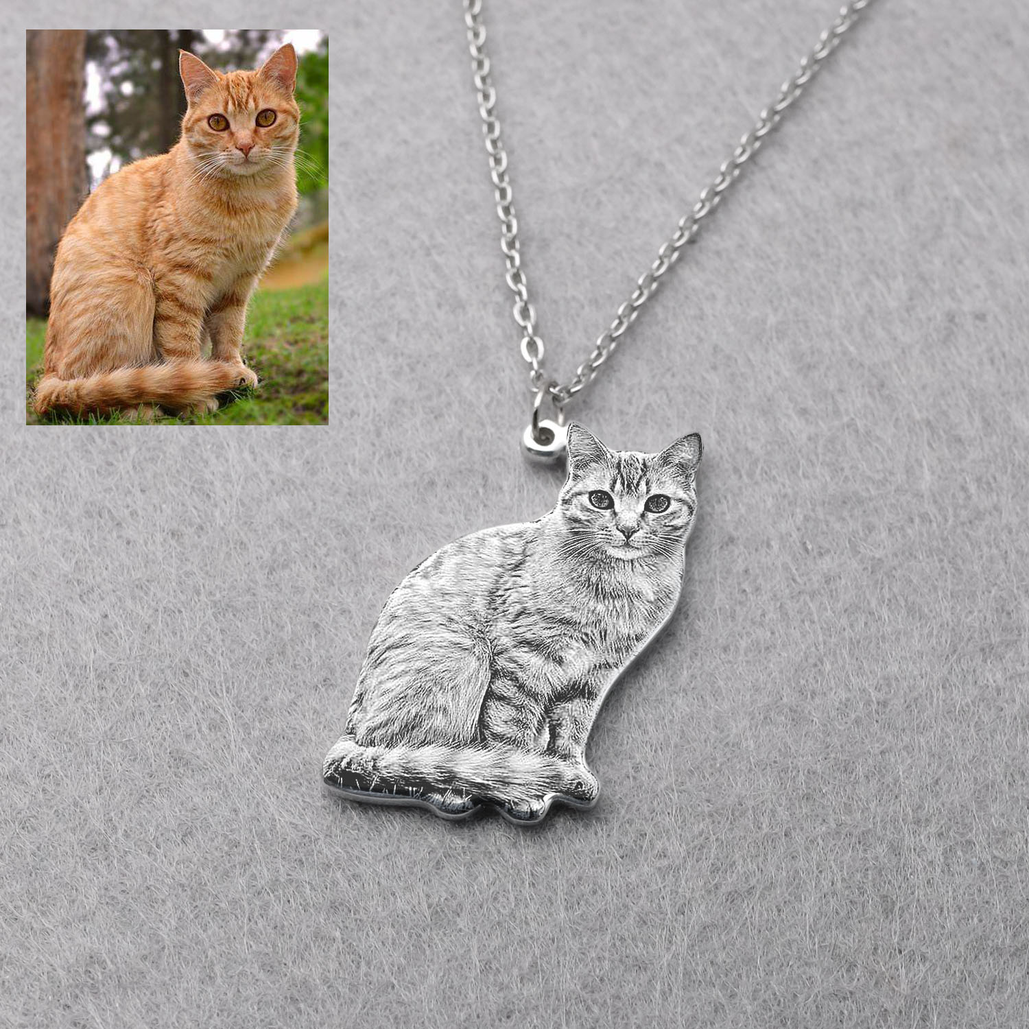 Personalized Pet Picture Neckl - Pet Portrait Custom recensione e prezzo