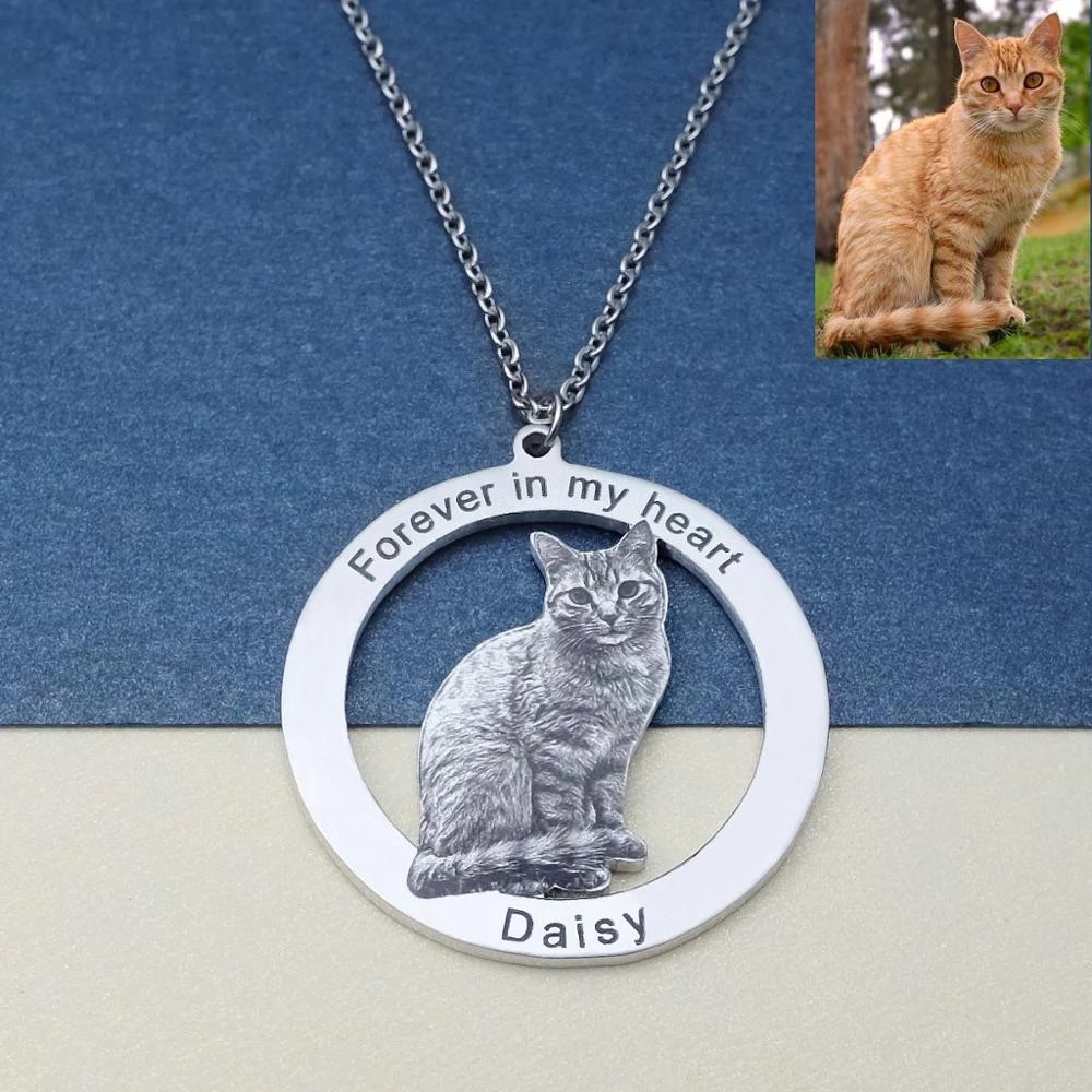 Personalized Pet Picture Neckl - Pet Portrait Custom recensione e prezzo