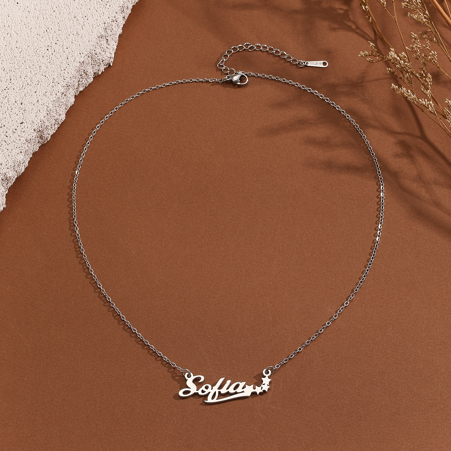 Stainless Steel Star Letter Pe - Name Necklace Custom recensione e prezzo