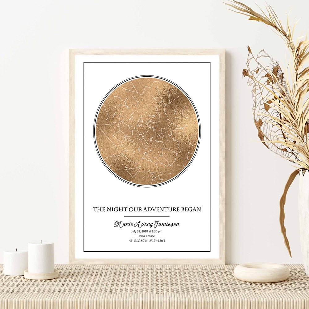 Personalized Star Map Poster B - Custom Star Map recensione e prezzo