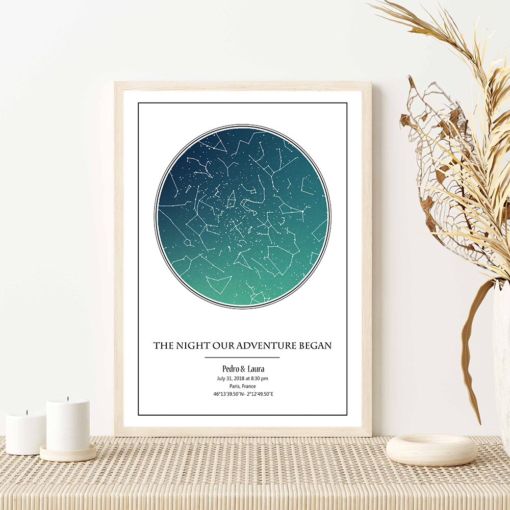Personalized Star Map Poster B - Custom Star Map recensione e prezzo