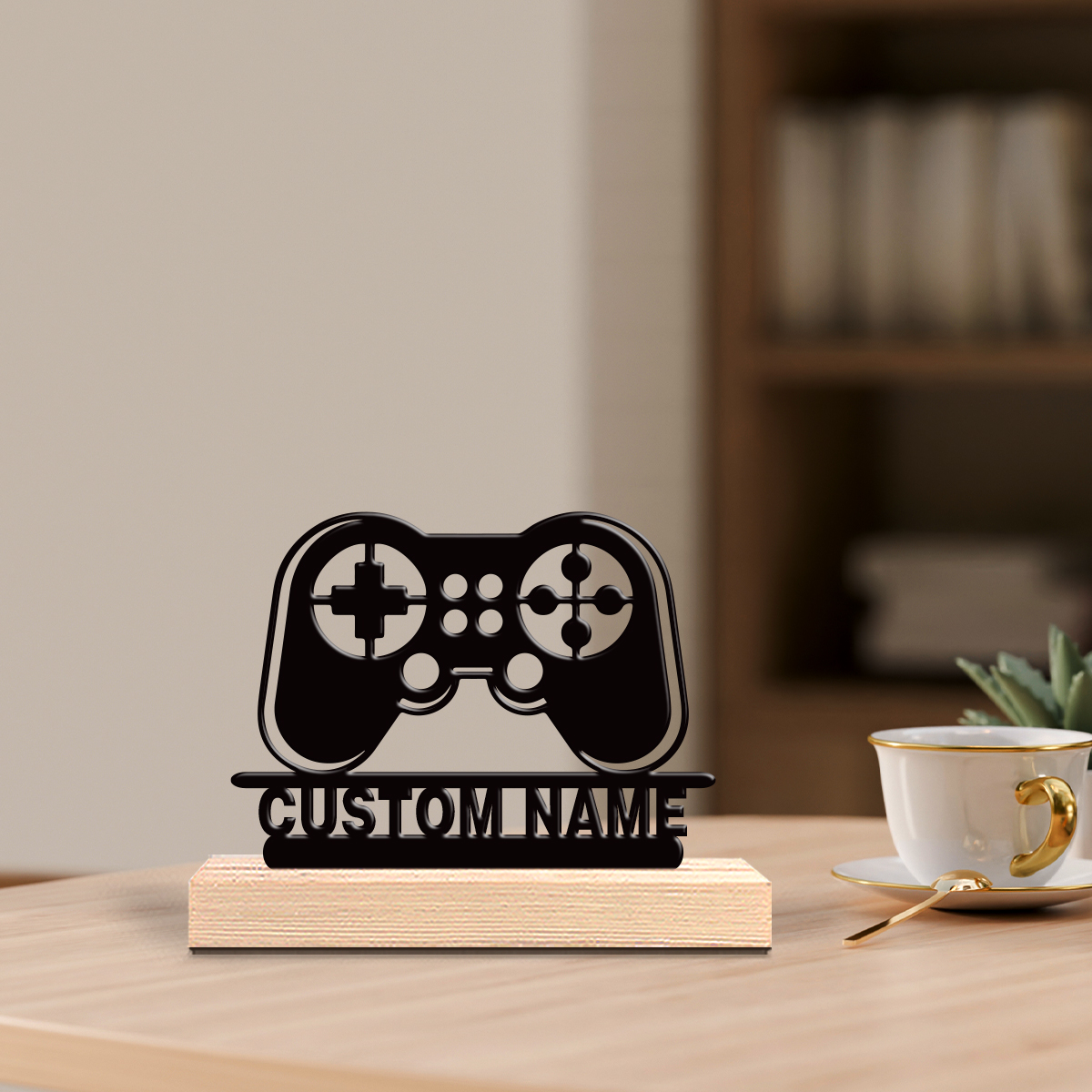 1pc Personalized Custom Game c - Engraved Wood Frame recensione e prezzo