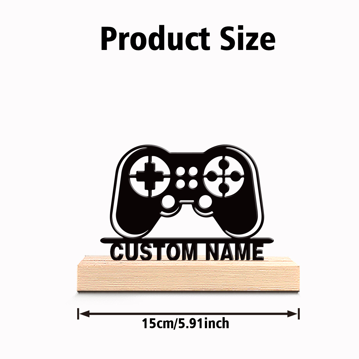 1pc Personalized Custom Game c - Engraved Wood Frame recensione e prezzo