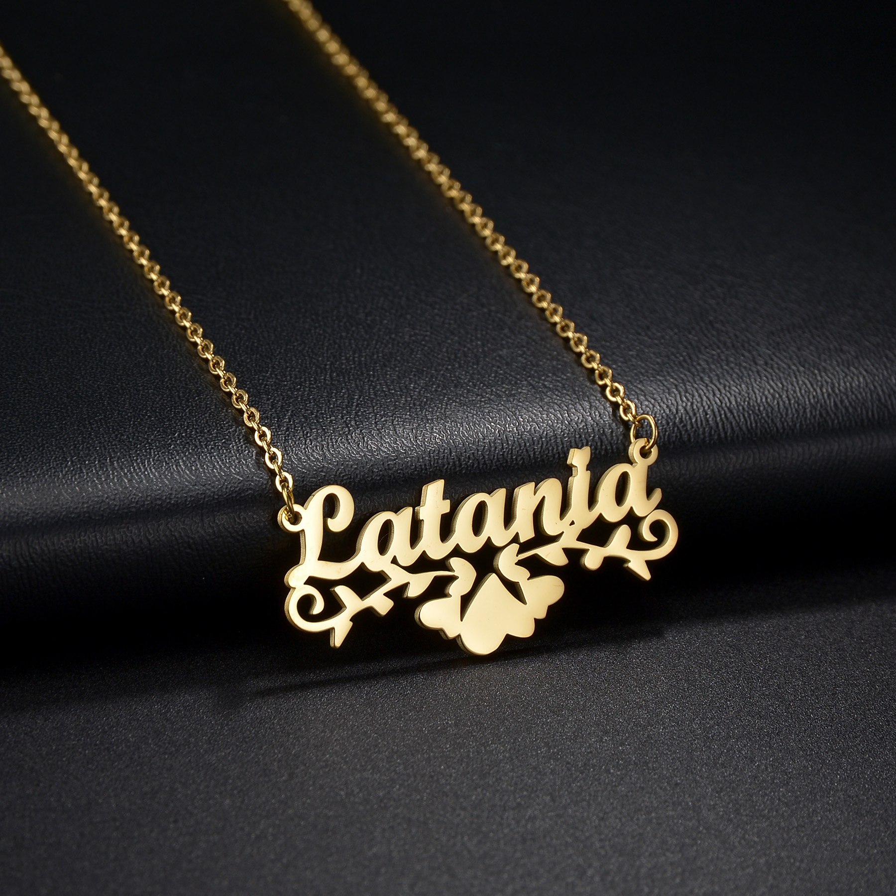 Atoztide Personalized Custom P - Birth Flower Necklace recensione e prezzo