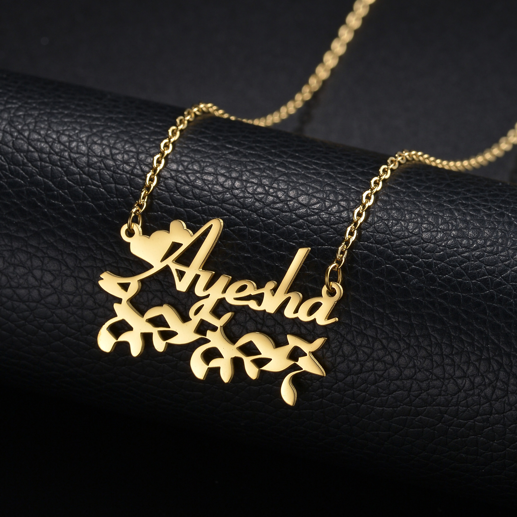 Atoztide Personalized Custom P - Birth Flower Necklace recensione e prezzo