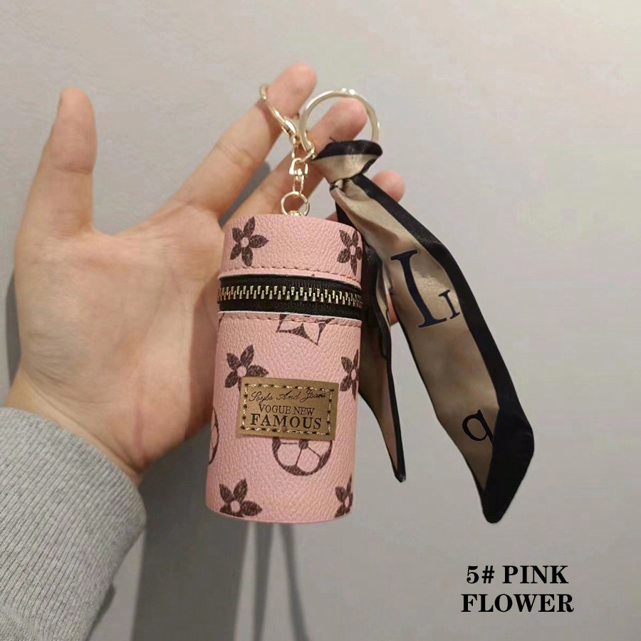 1pc Monogram Print Lipstick Ho - Monogram Keychain Leather recensione e prezzo