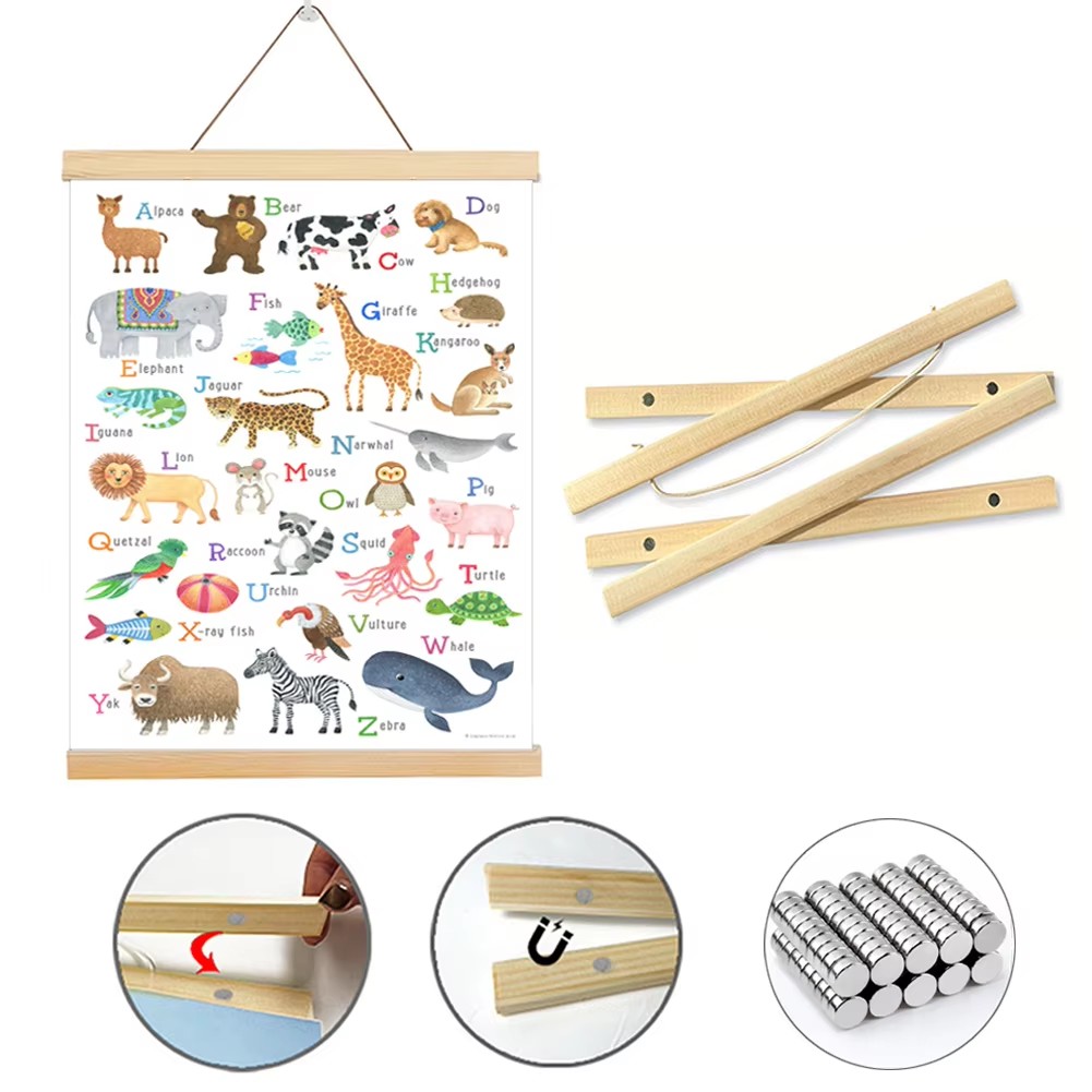 7 Colors 30 40 50cm Magnatic P - Engraved Wood Frame recensione e prezzo