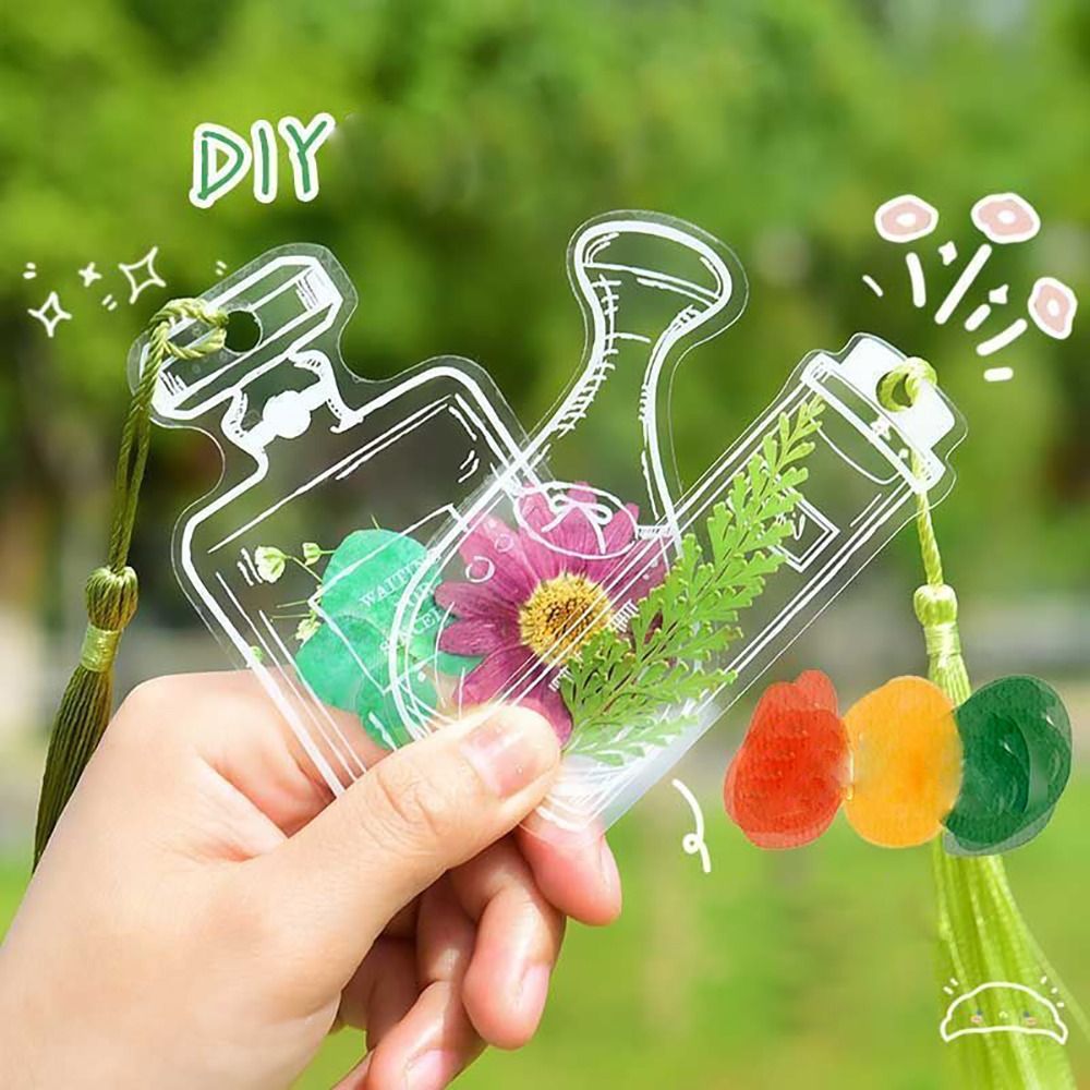 Glassware Shape Bookmarks Stic - Dried Flower Bookmark recensione e prezzo