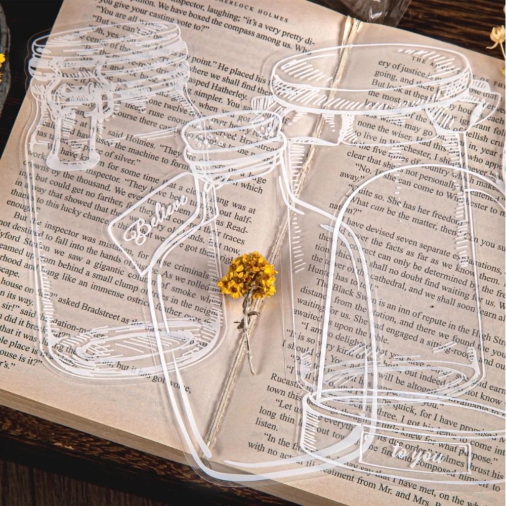 Glassware Shape Bookmarks Stic - Dried Flower Bookmark recensione e prezzo
