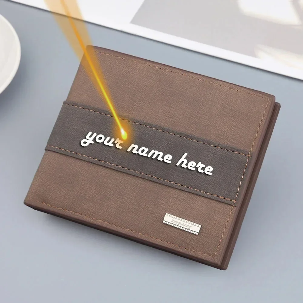 Custom Name Man Wallet Minimal - Personalized Name Box recensione e prezzo
