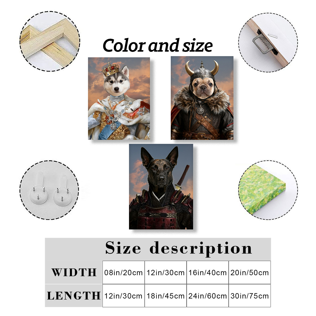 Customized Canvas Painting Roy - Pet Portrait Custom recensione e prezzo