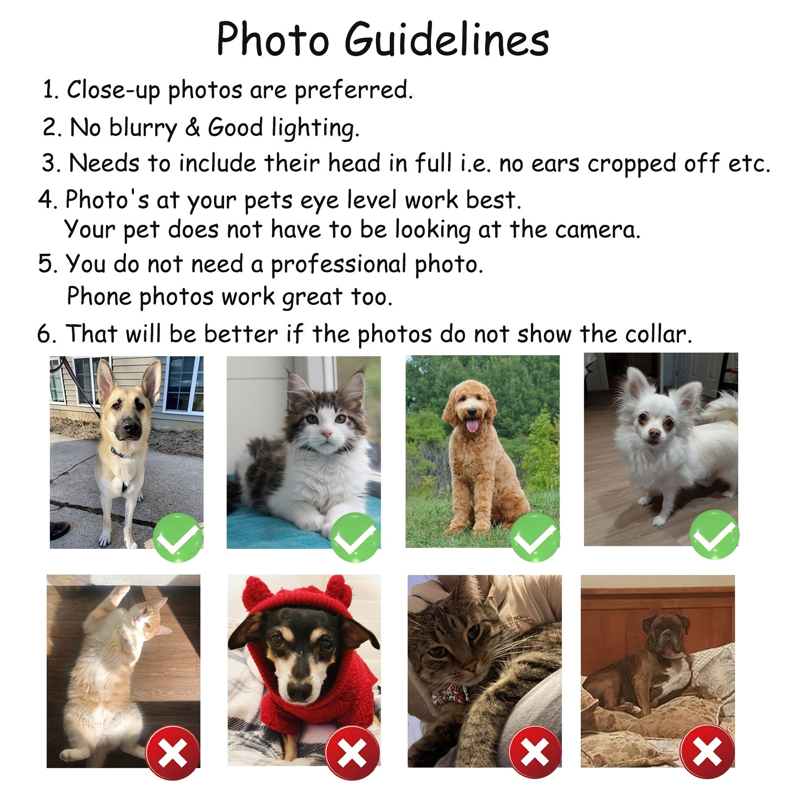1PC 2D Flat Metal Tin Sign Cus - Pet Portrait Custom recensione e prezzo