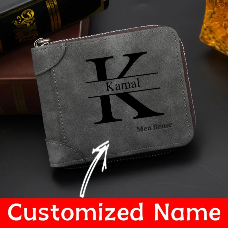 Customized Name Men's Wallet F - Personalized Name Box recensione e prezzo