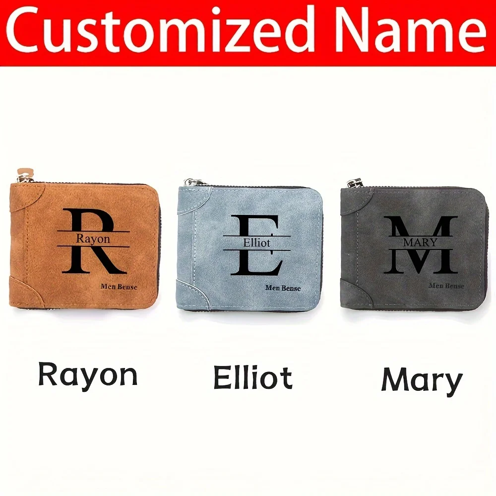 Customized Name Men's Wallet F - Personalized Name Box recensione e prezzo