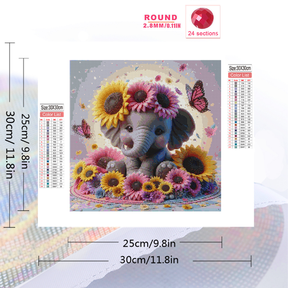 Evershine Elephant Diamond Pai - Photo Mosaic Print recensione e prezzo