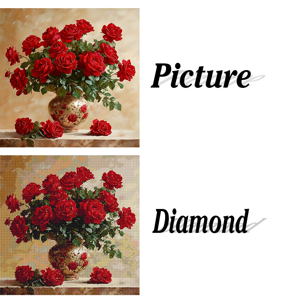 Rose Diamond Painting Full Squ - Photo Mosaic Print recensione e prezzo