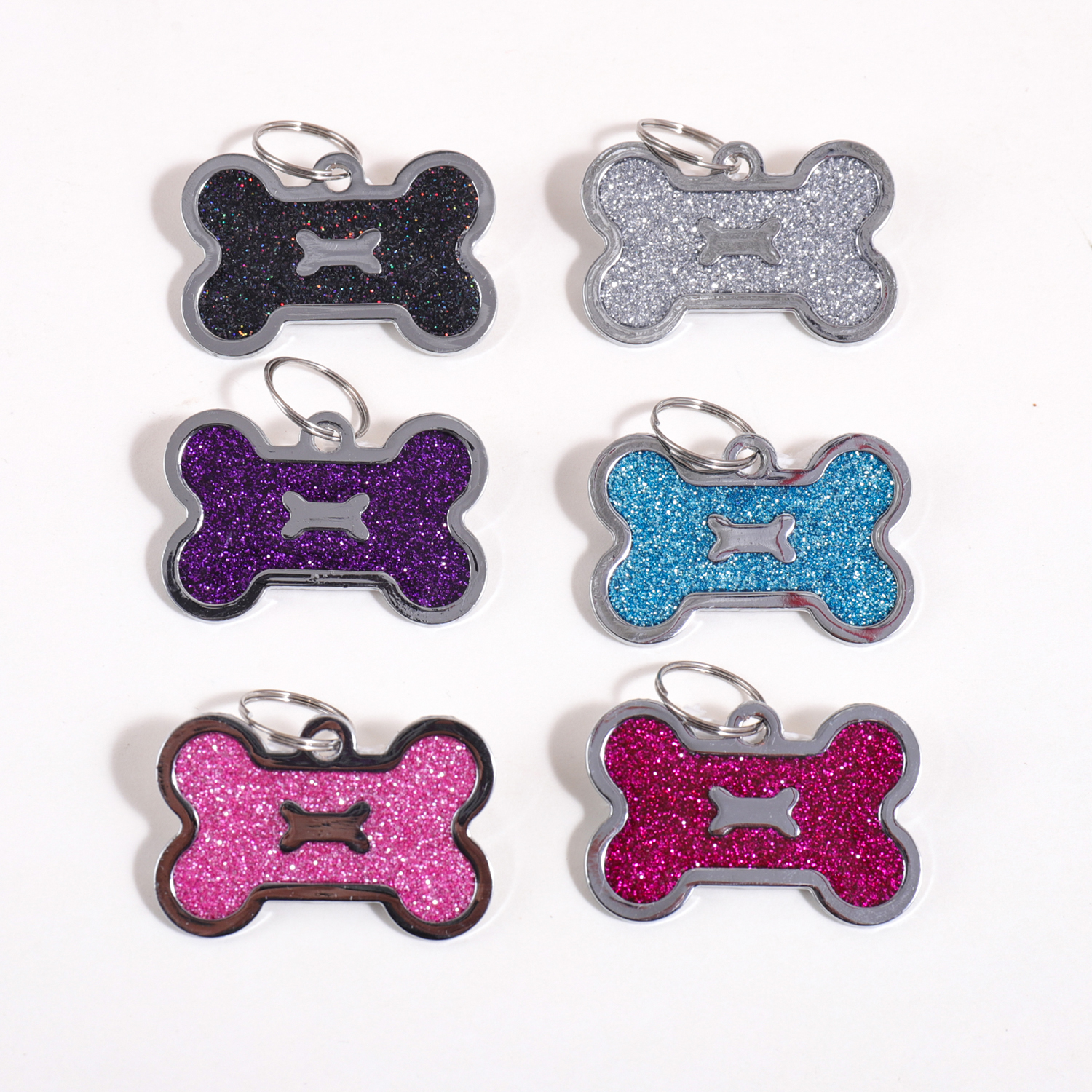 Glitter Custom Text Dog Tags C - Pet Portrait Custom recensione e prezzo