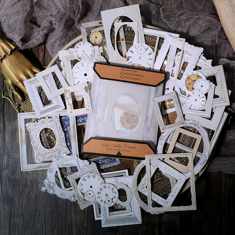 32pcs Vintage Embossed Photo F - Engraved Wood Frame recensione e prezzo