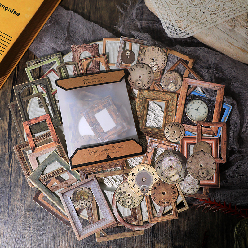 32pcs Vintage Embossed Photo F - Engraved Wood Frame recensione e prezzo