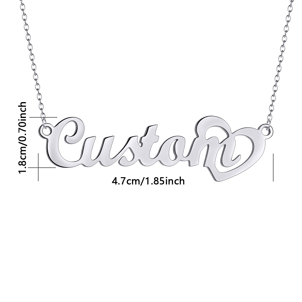 Customized Name Necklace with  - Name Necklace Custom recensione e prezzo