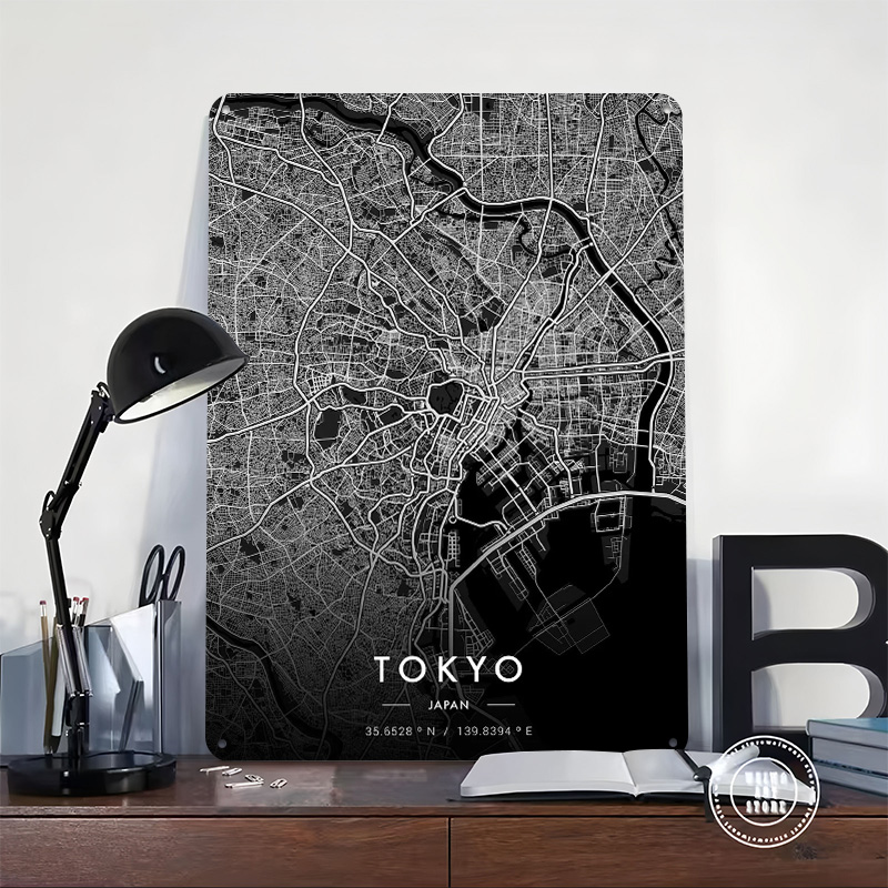 Tokyo City Map Dark Printed Po - Custom Map Poster recensione e prezzo