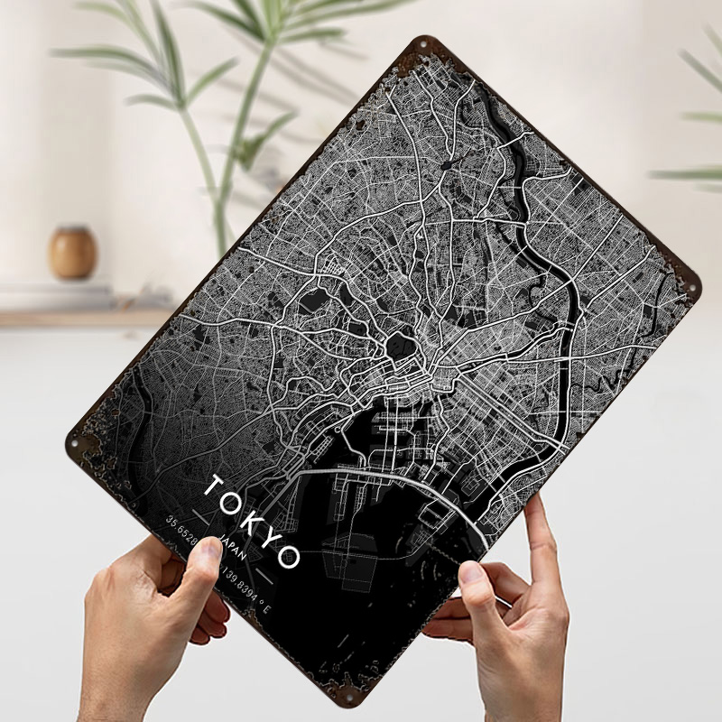 Tokyo City Map Dark Printed Po - Custom Map Poster recensione e prezzo