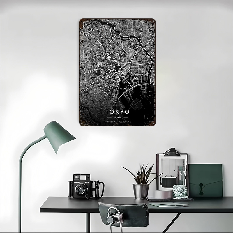 Tokyo City Map Dark Printed Po - Custom Map Poster recensione e prezzo